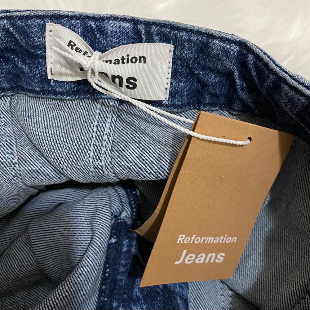 New Reformation Elsie Straight Leg Jeans 25 - Picture 7 of 8